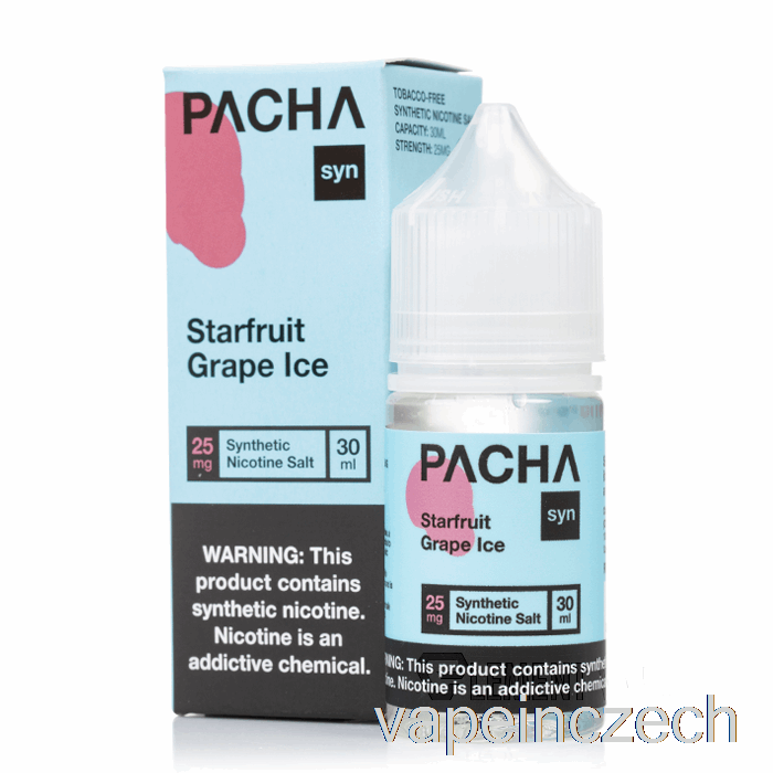Starfruit Hroznový Led - Pacha Syn Salts - 30 Ml 50mg Vape Pero